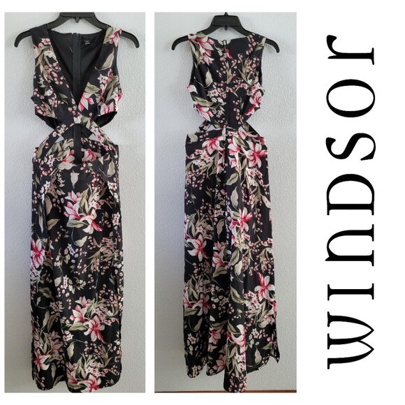 Windsor Dresses & Skirts - Windsor Floral Cutout Dress | Slit Sides | Lightweight Material